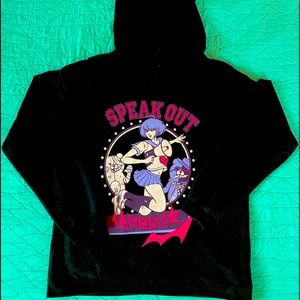LISTEN FLAVOR x Danganronpa Komaru Naegi’s Speak Out Long-Sleeve Hoodie